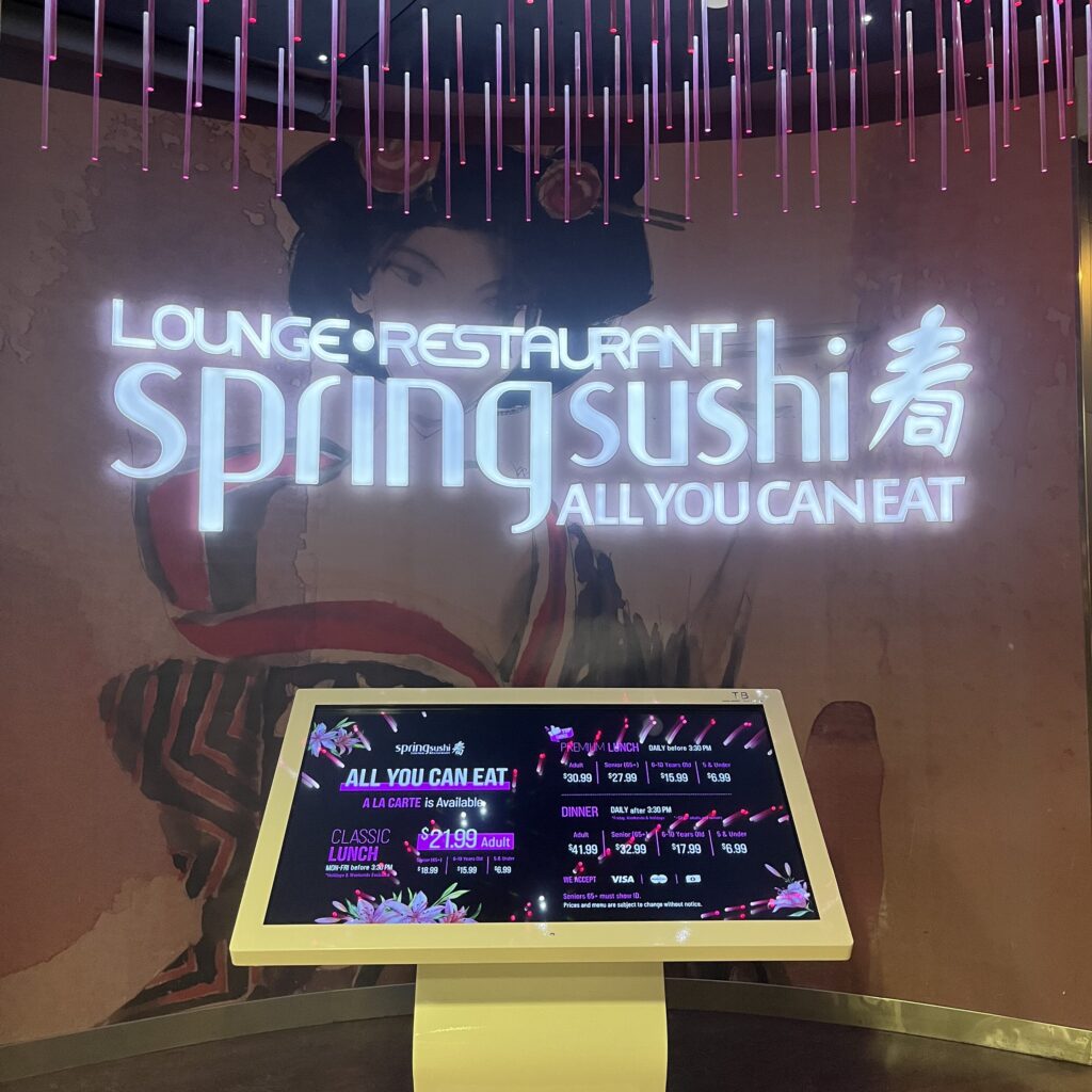 Spring Sushiの外観