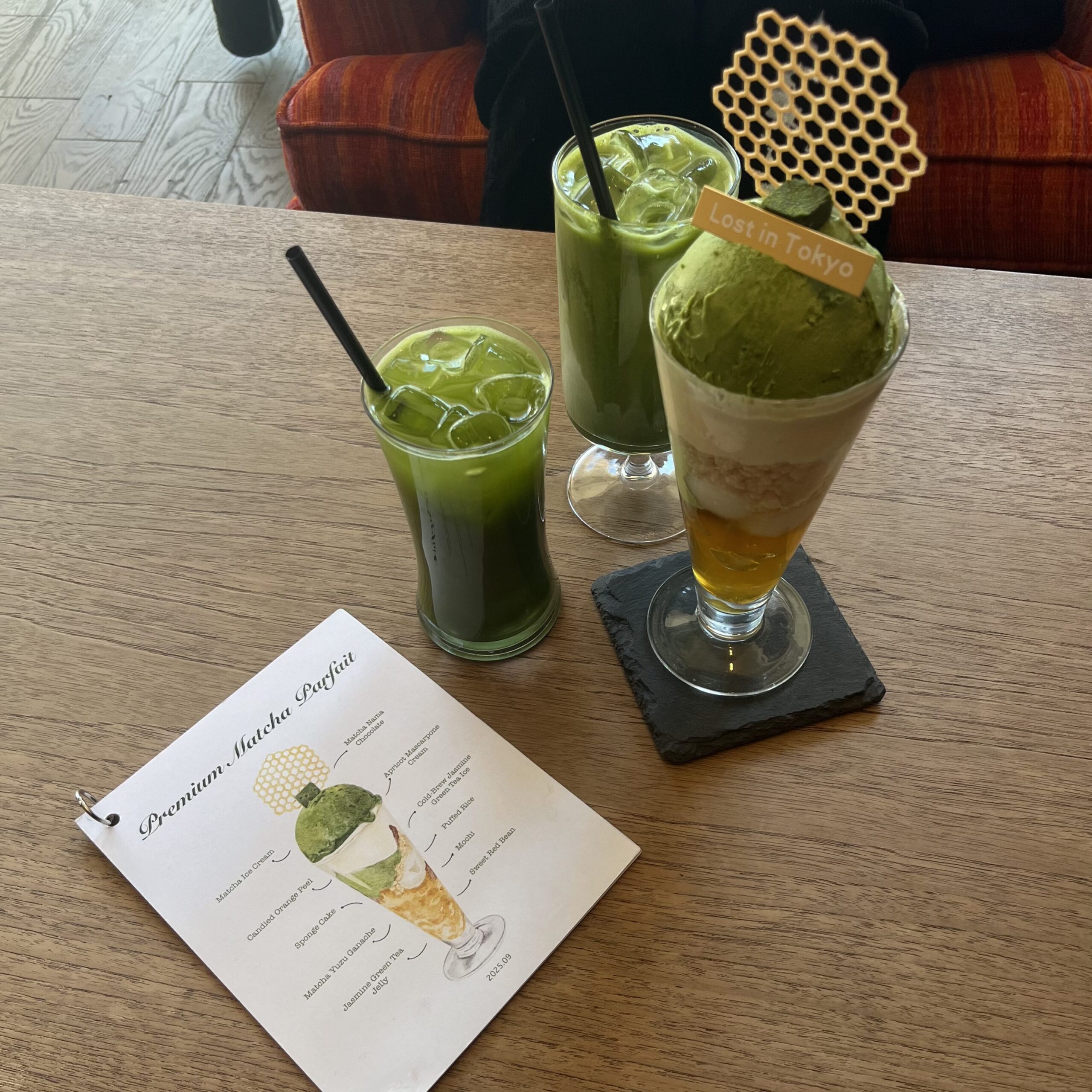 Lost in Tokyoの抹茶パフェ